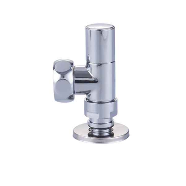 Вентиль запорный для полотенцесушителя Vieir 1/2"x1" НВ хром (VR2035B)