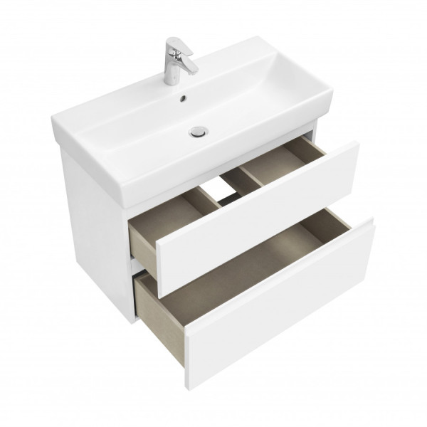 Тумба подвесная Roca Oleta 760x374x548 белый (A857640501)