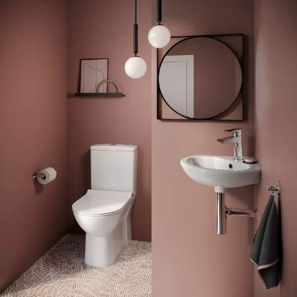 Унитаз напольный Serel Friendly с сиденьем микролифт Zeta (6716SL)
