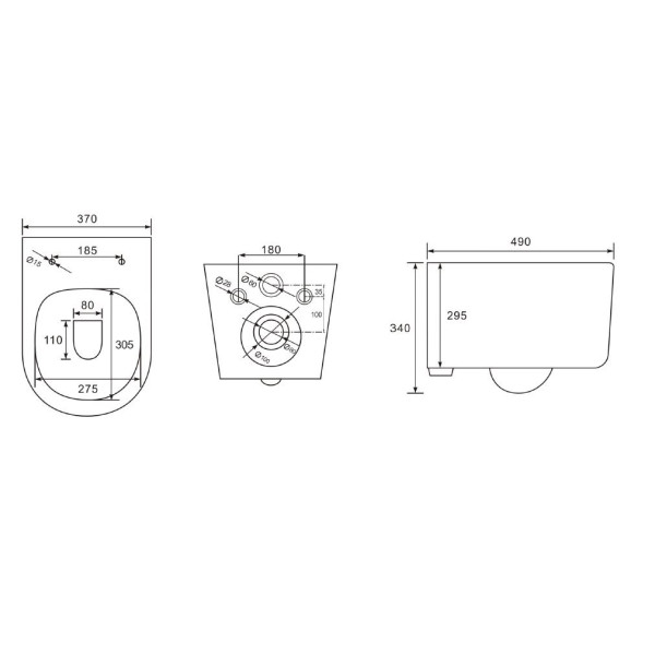 Комплект нсталляция c унитазом Aquatek Мия-MB-025 4в1 рама Standard INS-0000020+ крепеж KKI-0000002+клавиша KDI-0000025+унитаз AQ2004-MB с тонким си