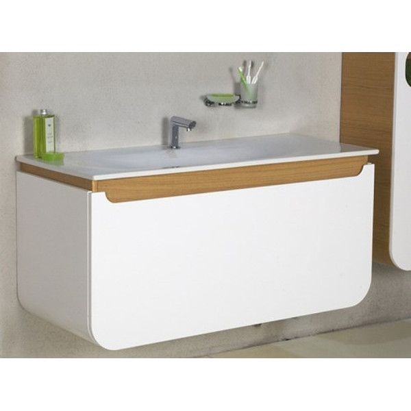 Раковина мебельная Creavit Drop 119,8x53 белая (DP120-00CB00E-0000)