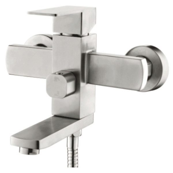 Смеситель для ванны и душа Ledeme с душевым гарнитуром, хром (L73233) Смеситель для ванны и душа Ledeme с душевым гарнитуром, хром (L73233)