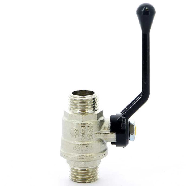 Кран Bugatti 1/2" НН шаровый Oregon 325 (черная ручка) (03250020)