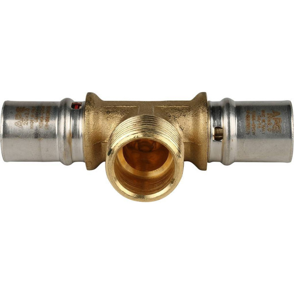 Тройник 20x3/4"Нx20 Stout (пресс) (SFP-0008-203420)