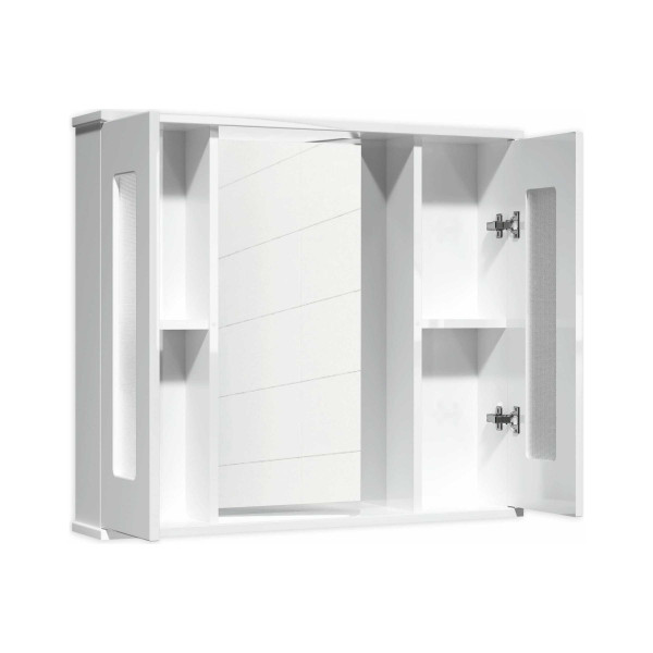 Шкаф зеркальный Домино Айсберг Кристалл 80 (DA1804HZ) Шкаф зеркальный Домино Айсберг Кристалл 80 (DA1804HZ)