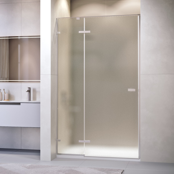 Душевая дверь RGW Stilvoll 140x200 стекло матовое-сатинат, профиль хром (353200414-21)
