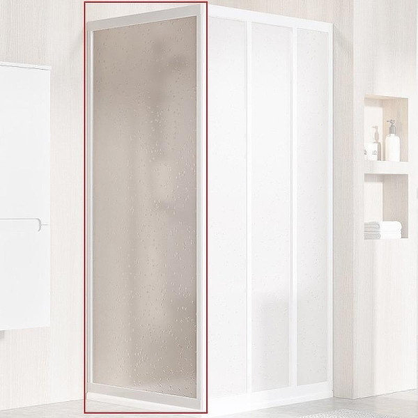 Душевое ограждение Ravak Supernova APSS-90 90x198 стекло рифленое, профиль белый (940701R211)