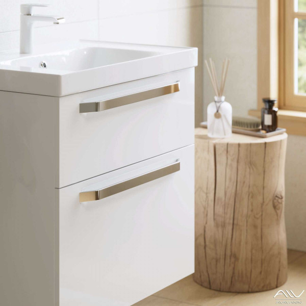 Тумба подвесная Alavann Paris 70 (белая) Тумба подвесная Alavann Paris 70 (белая)