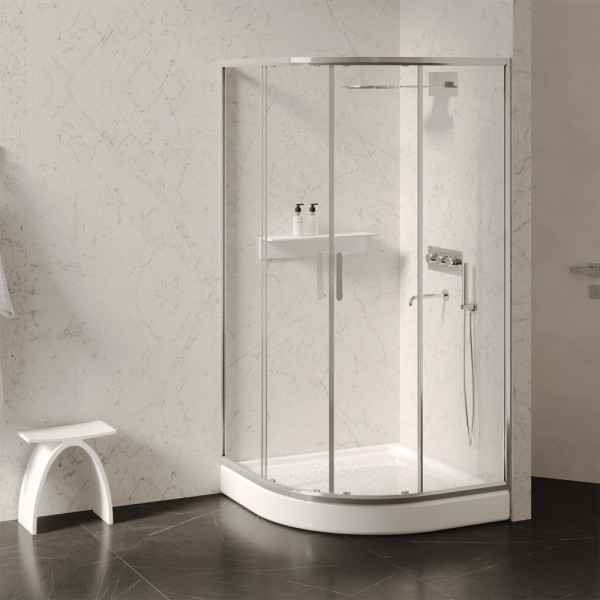 Душевой поддон Abber 100х100 белый (AD3A100)