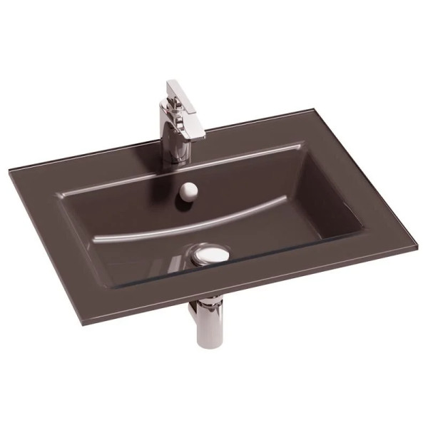 Раковина подвесная Jacob Delafon Vox 60,6x46,5 коричневая (EB2105-DD4)