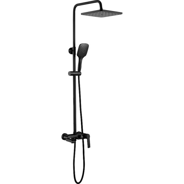 Душевая система Esko Singapore black хром (ST300BL)