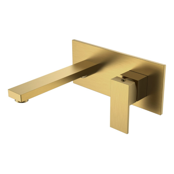 Смеситель для раковины Boheme Qubic бронзовый (475-BR)