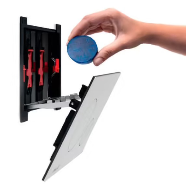 Инсталляция для подвесного унитаза AlcaPlast с клавишей (AM101/1120-4:1 RU M570-0001) белая