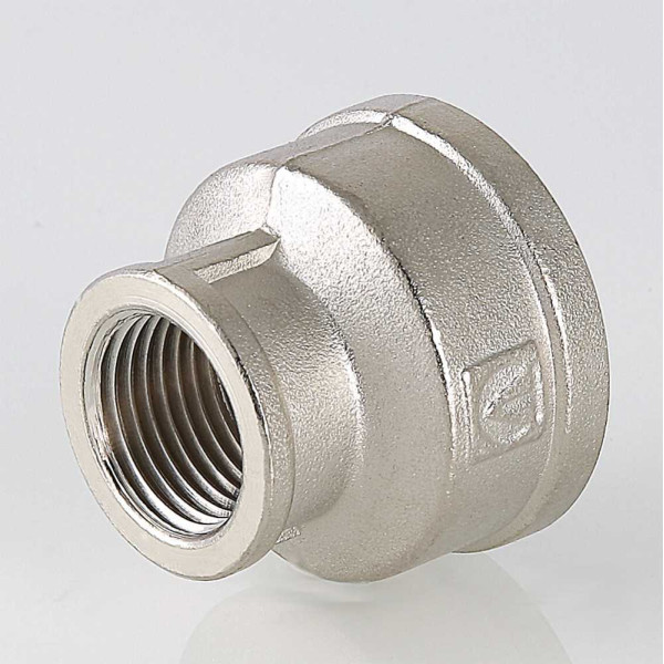 Муфта переходная 3/4"х1" ВВ Valtec (никель) (VTr.240.N.0605)