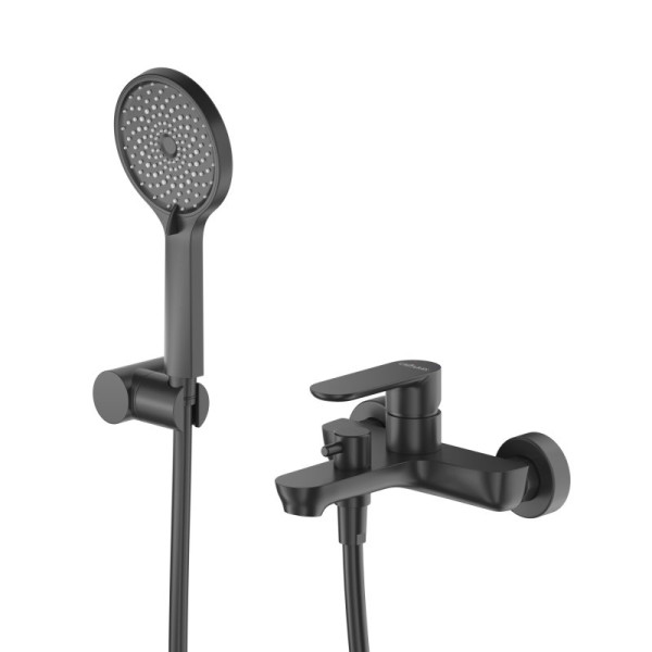 Смеситель для ванны и душа Cezares Stylus черный матовый (STYLUS-VD-NOP) Смеситель для ванны и душа Cezares Stylus черный матовый (STYLUS-VD-NOP)