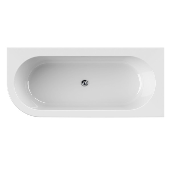 Ванна акриловая Cezares Slim 179x79x60 правосторонняя белый (SLIM CORNER-180-80-60-R-W37-SET)