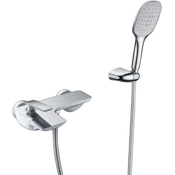 Смеситель для ванны и душа Timo Helmi хром, лейка душевая 1 режим, шланг для душа, держатель (4014/00-16Y) Смеситель для ванны и душа Timo Helmi хром, лейка душевая 1 режим, шланг для душа, держатель (4014/00-16Y)