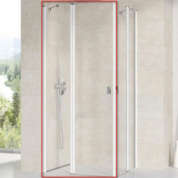 Дверь душевая Ravak Chrome 80x195 стекло прозрачное, профиль белый (0QV4010Z1) Дверь душевая Ravak Chrome 80x195 стекло прозрачное, профиль белый (0QV4010Z1)