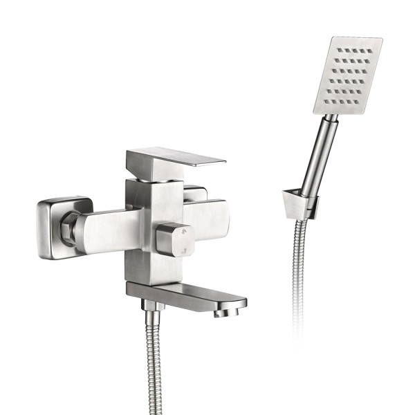 Смеситель для ванны и душа Wesnaart Kubus хром (KUB13-310) Смеситель для ванны и душа Wesnaart Kubus хром (KUB13-310)