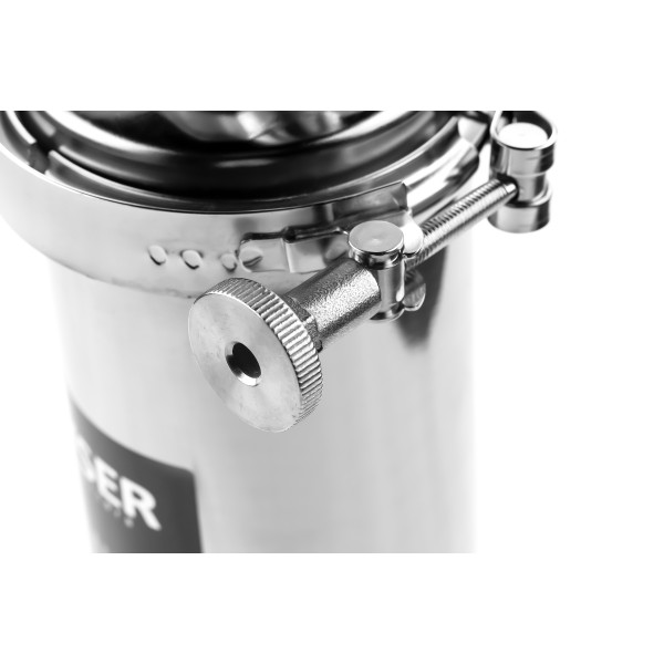 Фильтр колбовый Гейзер Премьер 3/4" 10SL со сливом (нержавеющая сталь, для холодной и горячей воды) (50753)