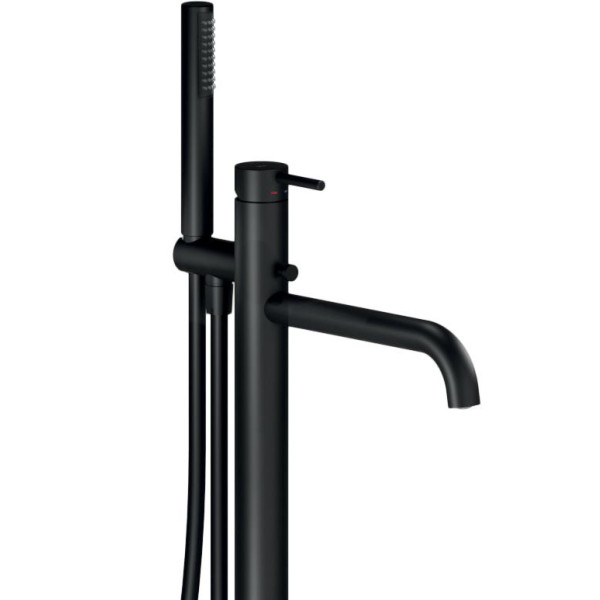 Смеситель напольный Nobili Live черный (WE00180/TBM)