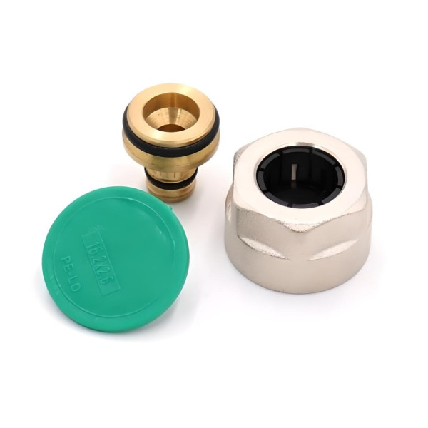 Переход коллекторный 16,2(2,6)*3/4"(18) евроконус Vieir (никель) (VR16226) Переход коллекторный 16,2(2,6)*3/4"(18) евроконус Vieir (никель) (VR16226)