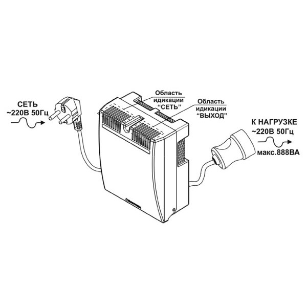 Стабилизатор напряжения для котла TEPLOCOM ST-888