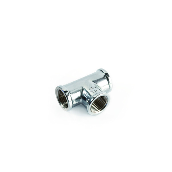 Тройник 1/2" General Fittings (хром) 270014B040404A