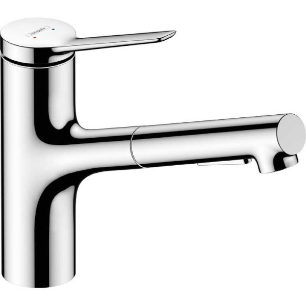 Смеситель для кухни Hansgrohe Zesis M хром, с видвижным изливом (74800000)