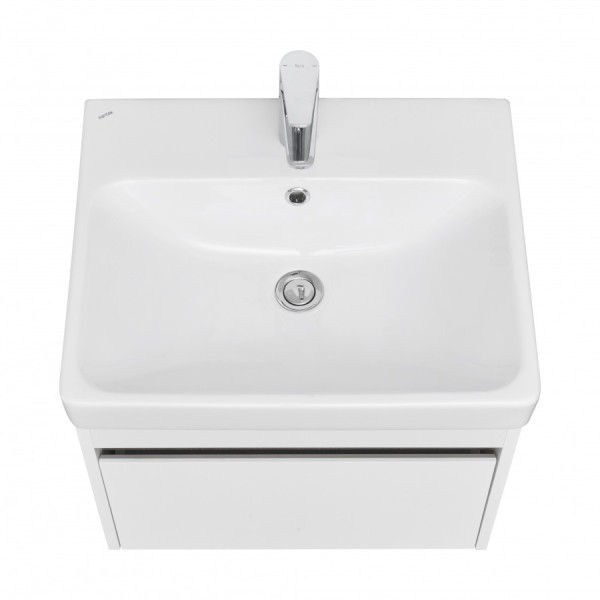 Тумба подвесная Aquaton Марти 532x427x400 белый, дуб эндгрейн (1.A263.2.01M.Y01.0)