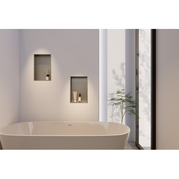 Ниша настенная скрытая Abber Nischen 30x12x46 сталь брашированная (AN3001BST)