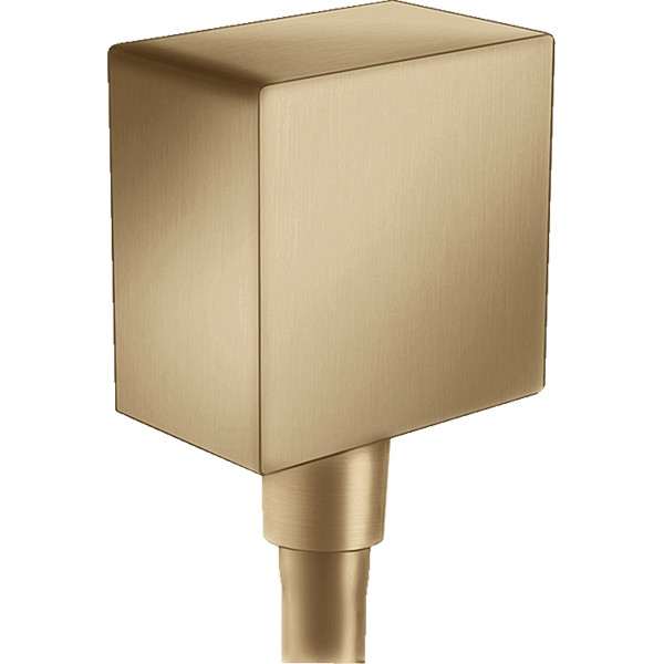 Держатель для шланга Hansgrohe Fixfit Square шлифованная бронза (26455140)