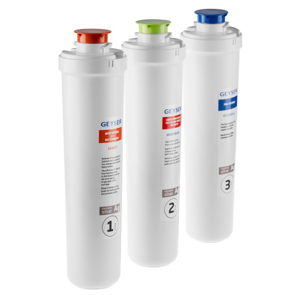 Комплект сменных картриджей для Гейзер Смарт Макс Био (50108) Комплект сменных картриджей для Гейзер Смарт Макс Био (50108)