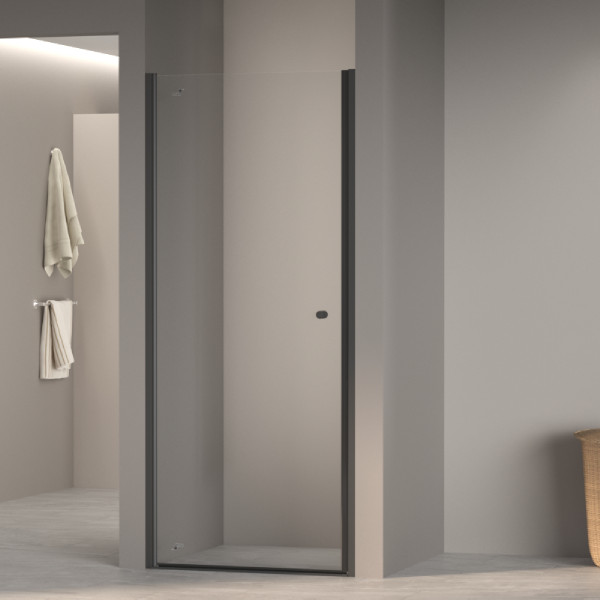 Душевая дверь RGW Dolphin 80x195 стекло прозрачное, профиль черный (54930308-14) Душевая дверь RGW Dolphin 80x195 стекло прозрачное, профиль черный (54930308-14)