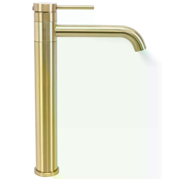 Смеситель для раковины Rea Lungis золото матовое (REA-B6101)