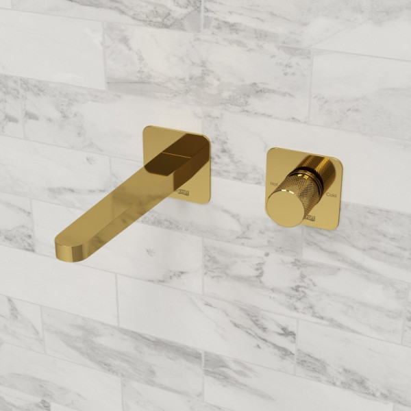 Смеситель для раковины WasserKRAFT золотой (A7651.305)