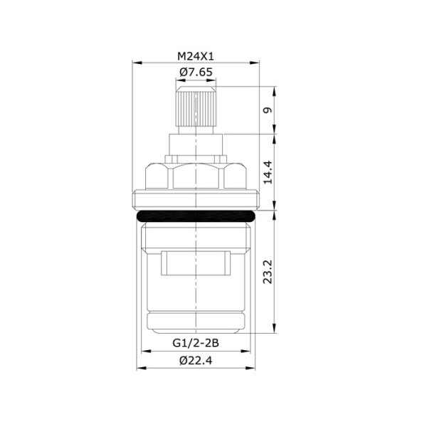 Кран-букса Iddis Optima Home M24 (998CR461SM)