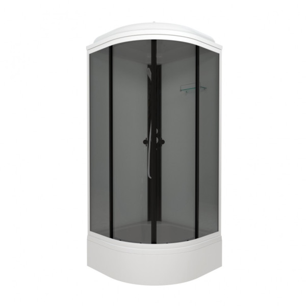 Душевая кабинаTriton Грэй 90x90 стекло тонированное, профиль черный (DK380)