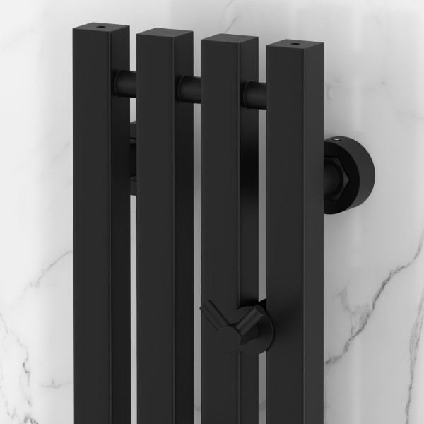 Полотенцесушитель водяной Сунержа Сатерленд PRO 1200x150 матовый чёрный (31-0457-1215)