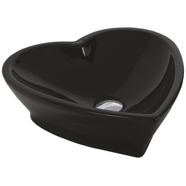 Раковина накладная Creavit Trend 44,9x44,7 черный (TP149-00SI00E-0000)