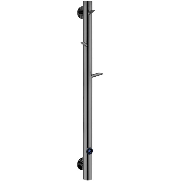 Полотенцесушитель электрический Boheme OAK 201x1500 SGM (графит глянец) (724-SGM)