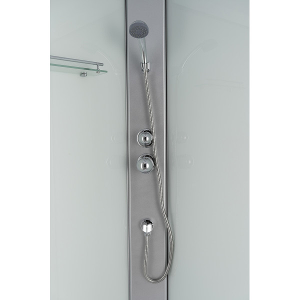 Душевая кабина Loranto 80x100x215 стекло матовое, профиль сатин (CS-5180-13R F)