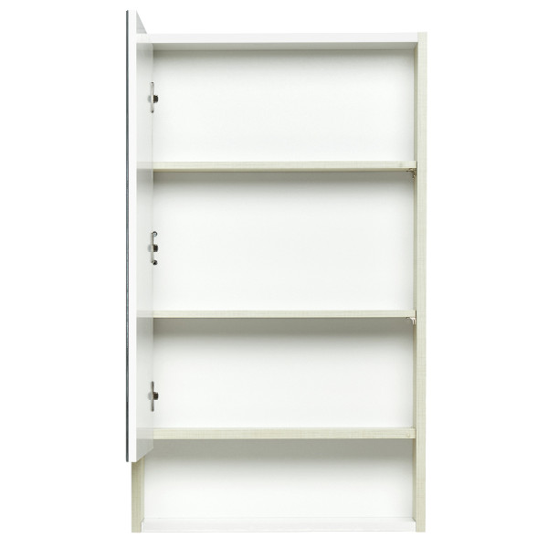 Шкаф зеркальный Aquaton Рико 50 Белый/Ясень фабрик (1A212302RIB90)