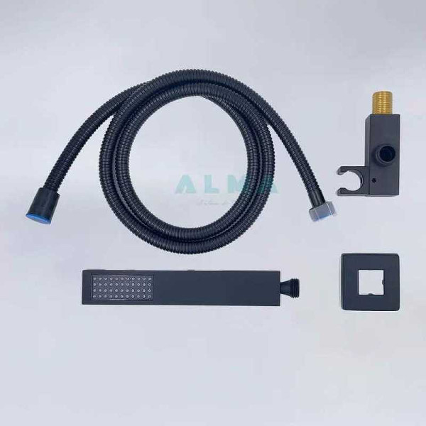 Душевая система ALMAes Liros черная матовая (TVZ-0889) Душевая система ALMAes Liros черная матовая (TVZ-0889)