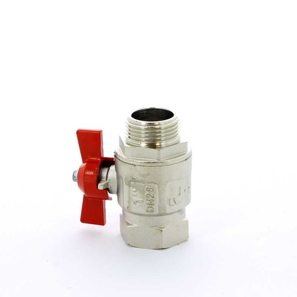 Кран Itap 1" ВН шаровый Ideal (красная бабочка) (0930100)