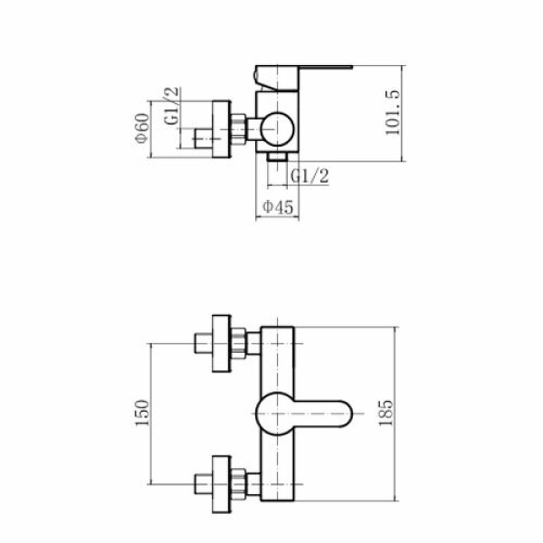 Смеситель для душа Fashun с душевым комплектом сатин (A52001) Смеситель для душа Fashun с душевым комплектом сатин (A52001)
