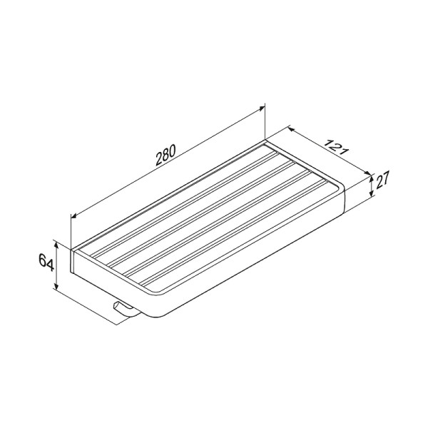 Держатель для туалетной бумаги Damixa Jupiter (DA77341900) Держатель для туалетной бумаги Damixa Jupiter (DA77341900)