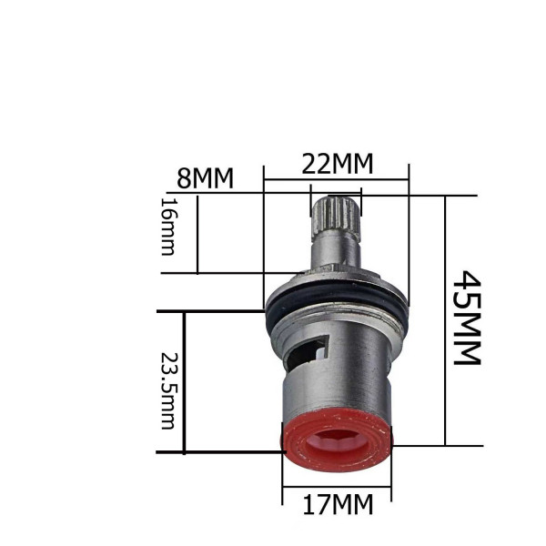 Кран-букса Fashun с керамич. пласт. сталь SUS304 (A528A)