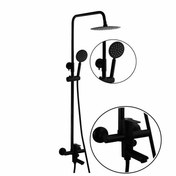 Душевая система Fashun черный (A52401-7A)