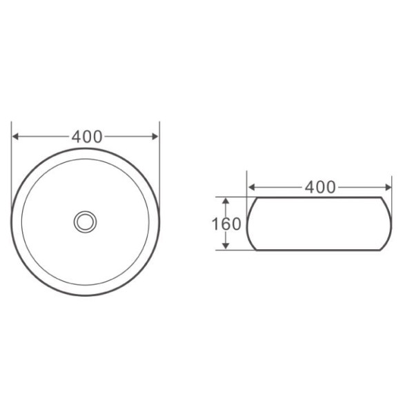 Раковина накладная BelBagno белая (BB1065) Раковина накладная BelBagno белая (BB1065)